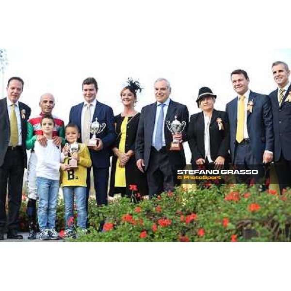 Prize giving of Premio Madonnina Milano,San Siro racecourse 19 otct.2014 photo Domenico Savi/Grasso/Trenno srl