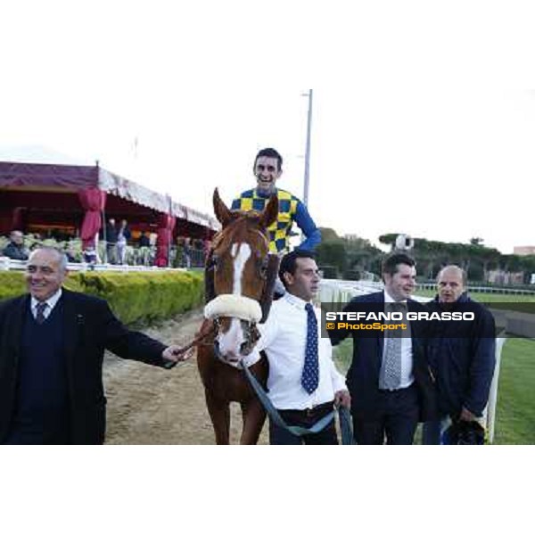 Fabio Branca and Final Score win the Premio Longines Lydia Tesio Roma.Capannelle racecourse 26th october 2014 ph.Stefano Grasso