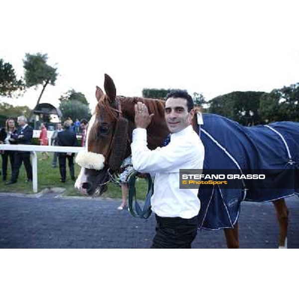 Fabio Branca and Final Score win the Premio Longines Lydia Tesio Roma.Capannelle racecourse 26th october 2014 ph.Stefano Grasso
