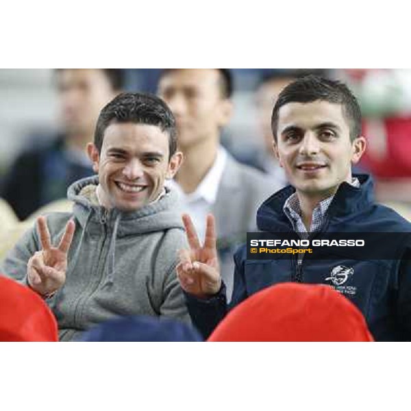 Umberto Rispoli and Andrea Atzeni Hong Kong - Sha Tin racecourse,12/12/2014 ph.Stefano Grasso