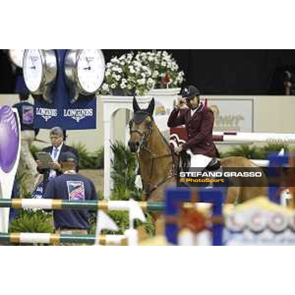 Bassem Hassan Mohammed on Primeval Dejavu - Final 1 Longines Fei World Cup Jumping Final Las Vegas,16th april 2015 ph.Stefano Grasso/QEF