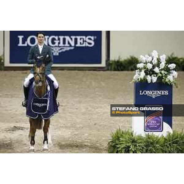 Steve Guerdat and Albfuehreb\'s Paille - winners of Longines FEI World Cup Jumping Final - Final 2 Las Vegas,16th april 2015 ph.Stefano Grasso/QEF