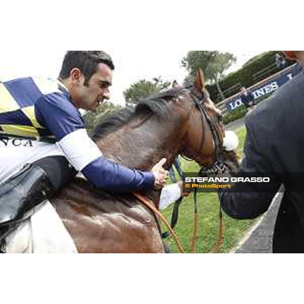 Fabio Branca on Hero Look - Premio Parioli Roma,Capannelle racecourse 26th april 2015 ph.Stefano Grasso