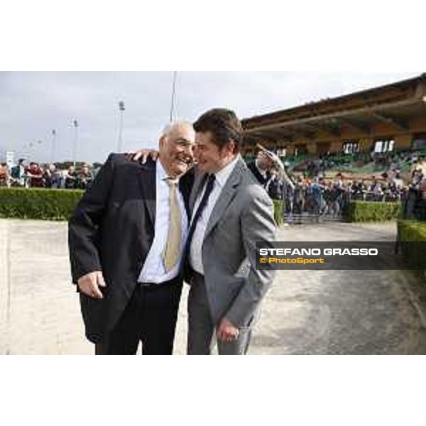 Felice Villa and Stefano Botti Roma,Capannelle racecourse 26th april 2015 ph.Stefano Grasso