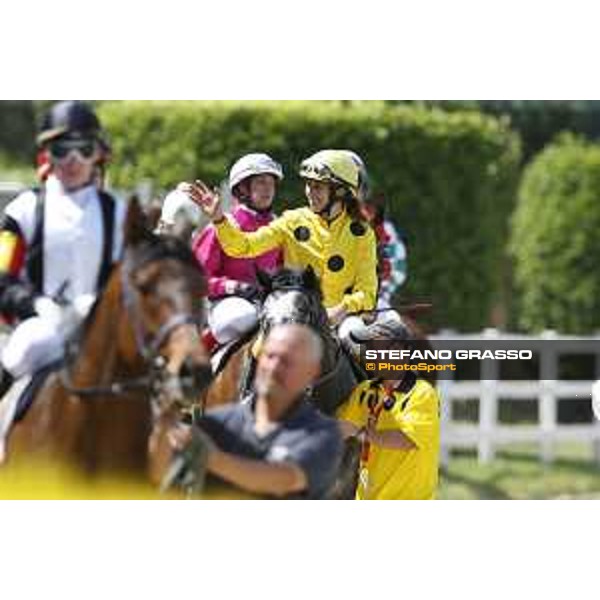 Premio Longines World Fegentri Championship for Lady Riders Anna Lupinacci on Carolwood Drive Rome,Capannelle racecourse 17th may 2015 ph.Stefano Grasso