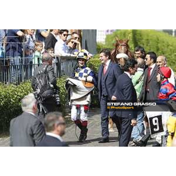 Premio Mauro Sbarigia Fabio Branca and Stefano Botti Rome,Capannelle racecourse 17th may 2015 ph.Stefano Grasso