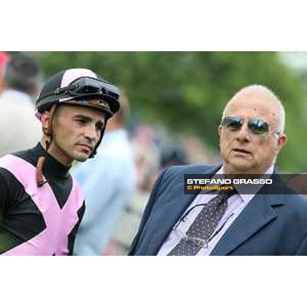 Dario Vargiu and Luciano Monaldi Milano - San Siro galopp racecourse,31st may 2015 ph.Stefano Grasso/Trenno srl